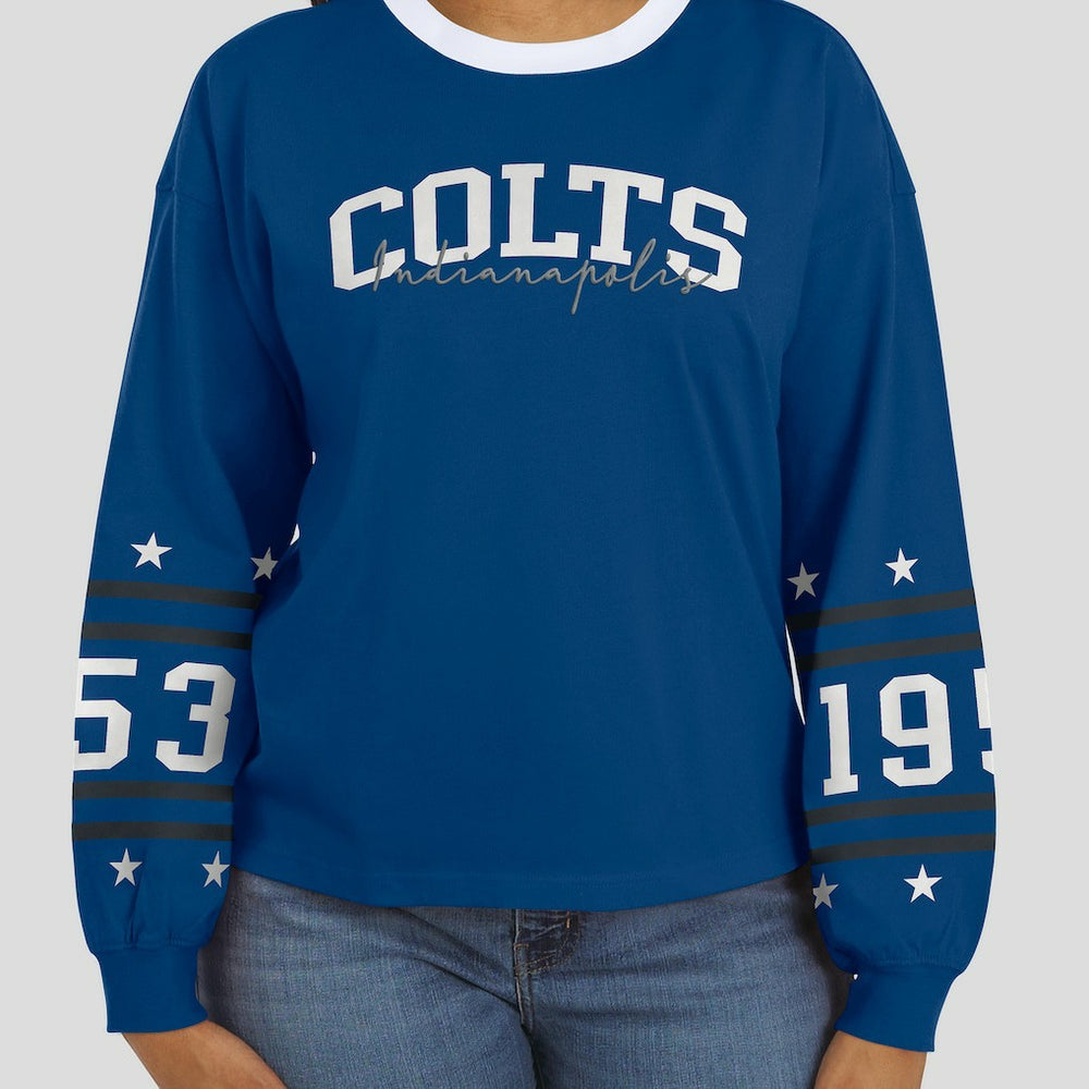 NFL Indianapolis Colts WEAR by Erin Andrews Women's Sport Long-Sleeve T-Shirt