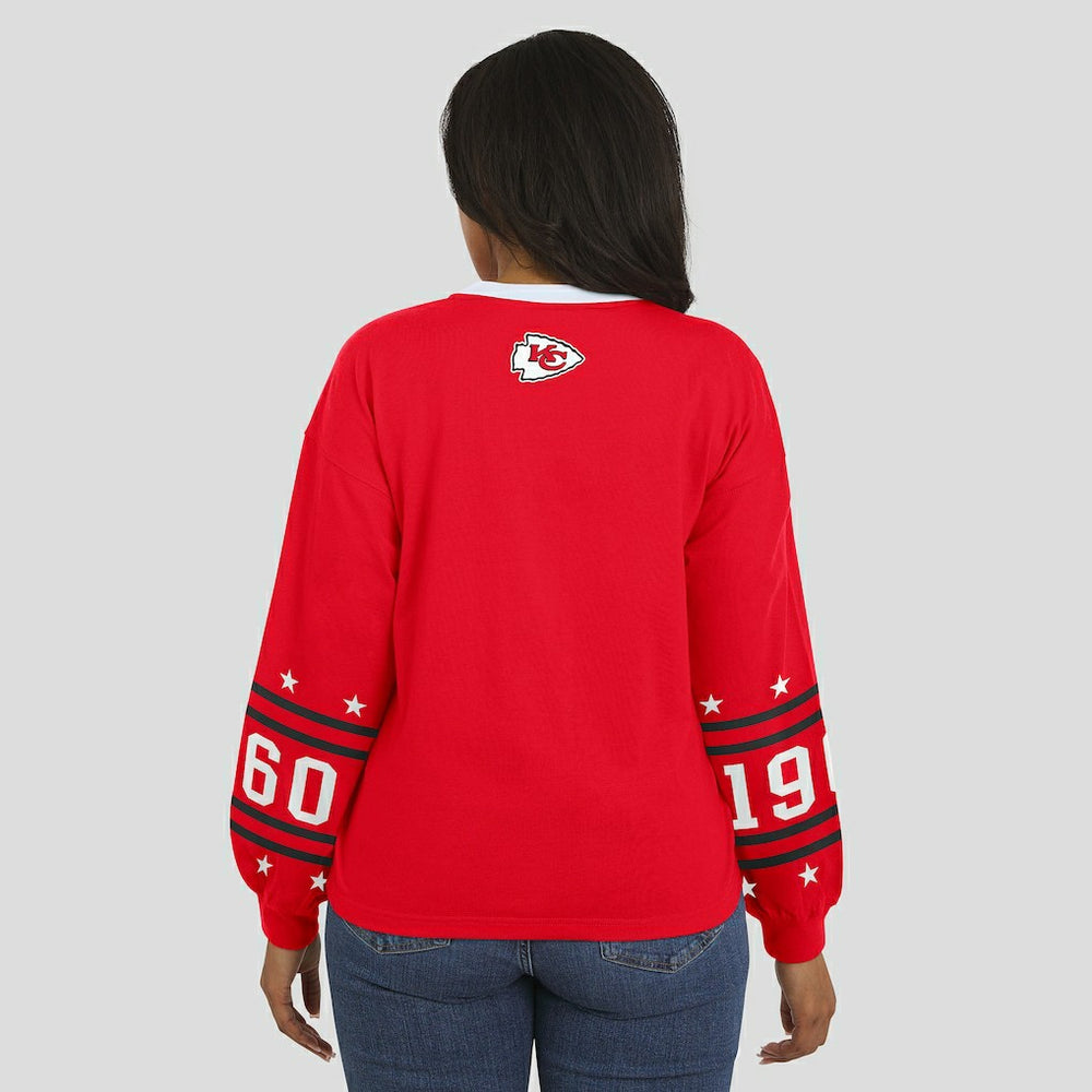 NFL Kansas City Chiefs WEAR by Erin Andrews Women's Sport Long-Sleeve T-Shirt