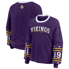 NFL Minnesota Vikings WEAR by Erin Andrews Women's Sport Long-Sleeve T-Shirt