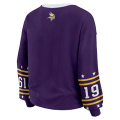 NFL Minnesota Vikings WEAR by Erin Andrews Women's Sport Long-Sleeve T-Shirt