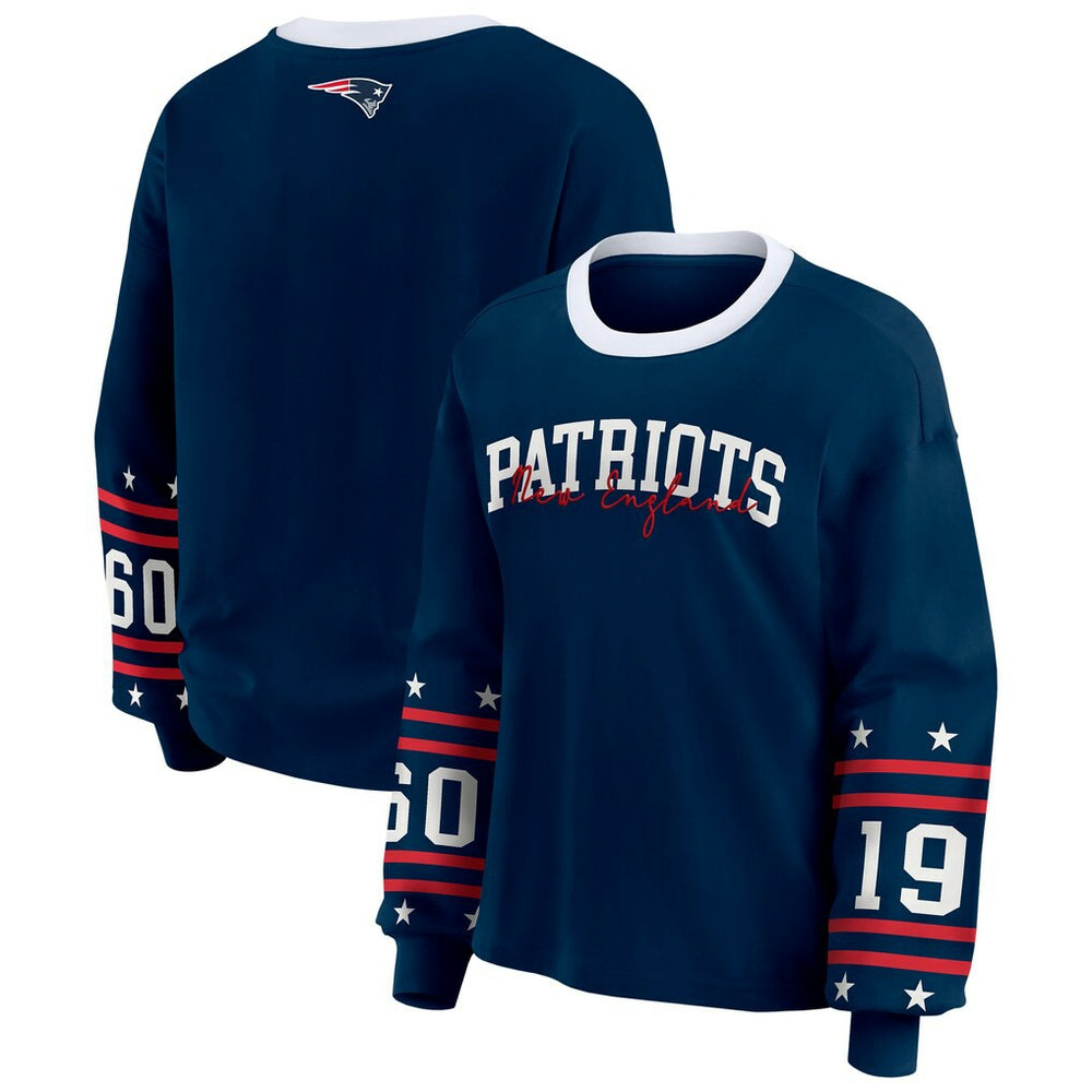 NFL New England Patriots WEAR by Erin Andrews Women's Sport Long-Sleeve T-Shirt