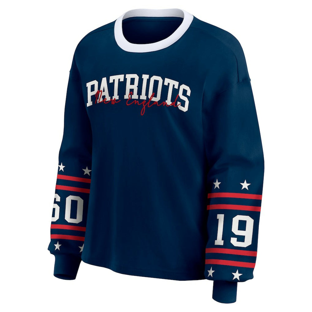 NFL New England Patriots WEAR by Erin Andrews Women's Sport Long-Sleeve T-Shirt