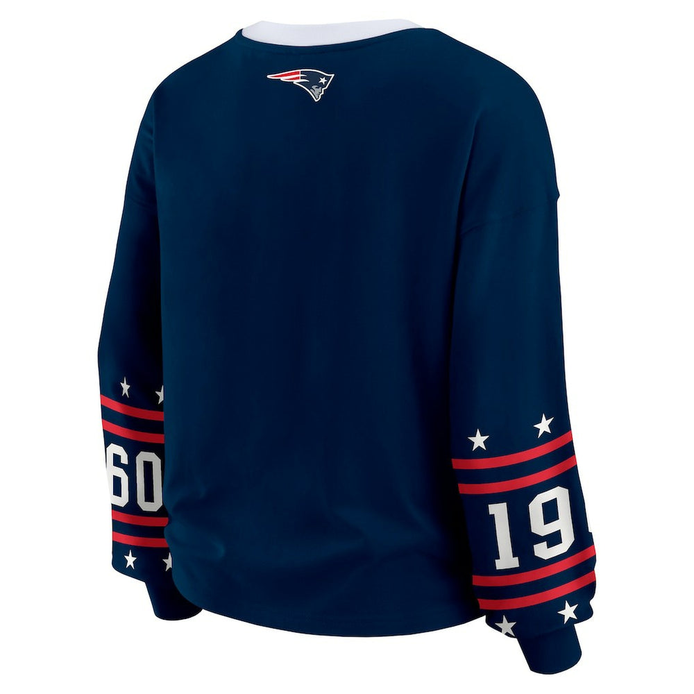 NFL New England Patriots WEAR by Erin Andrews Women's Sport Long-Sleeve T-Shirt