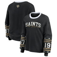 NFL New Orleans Saints WEAR by Erin Andrews Women's Sport Long-Sleeve T-Shirt