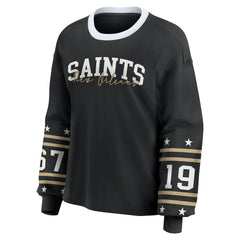NFL New Orleans Saints WEAR by Erin Andrews Women's Sport Long-Sleeve T-Shirt