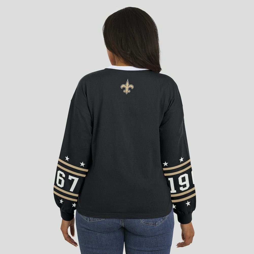 NFL New Orleans Saints WEAR by Erin Andrews Women's Sport Long-Sleeve T-Shirt