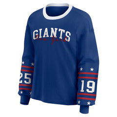 NFL New York Giants WEAR by Erin Andrews Women's Sport Long-Sleeve T-Shirt