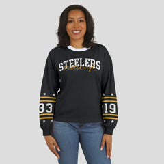 NFL Pittsburgh Steelers WEAR by Erin Andrews Women's Sport Long-Sleeve T-Shirt