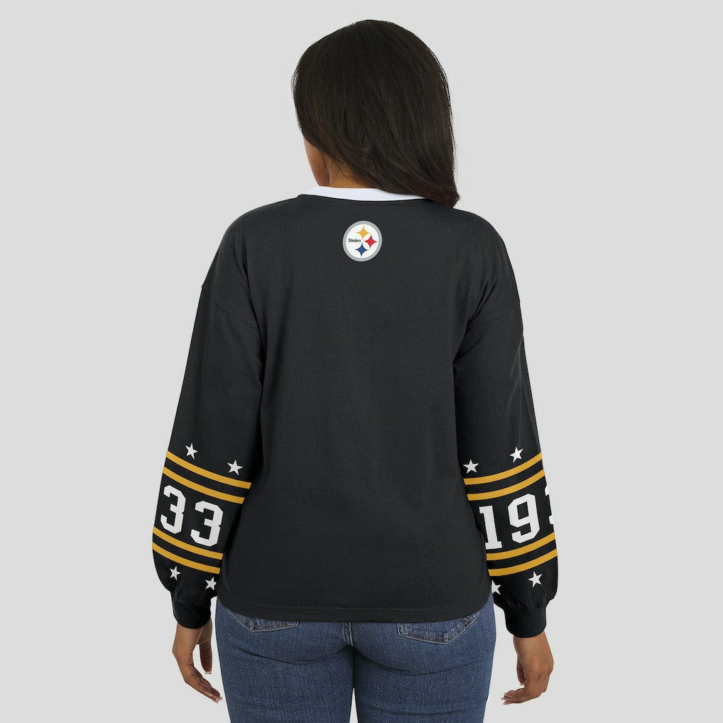 NFL Pittsburgh Steelers WEAR by Erin Andrews Women's Sport Long-Sleeve T-Shirt