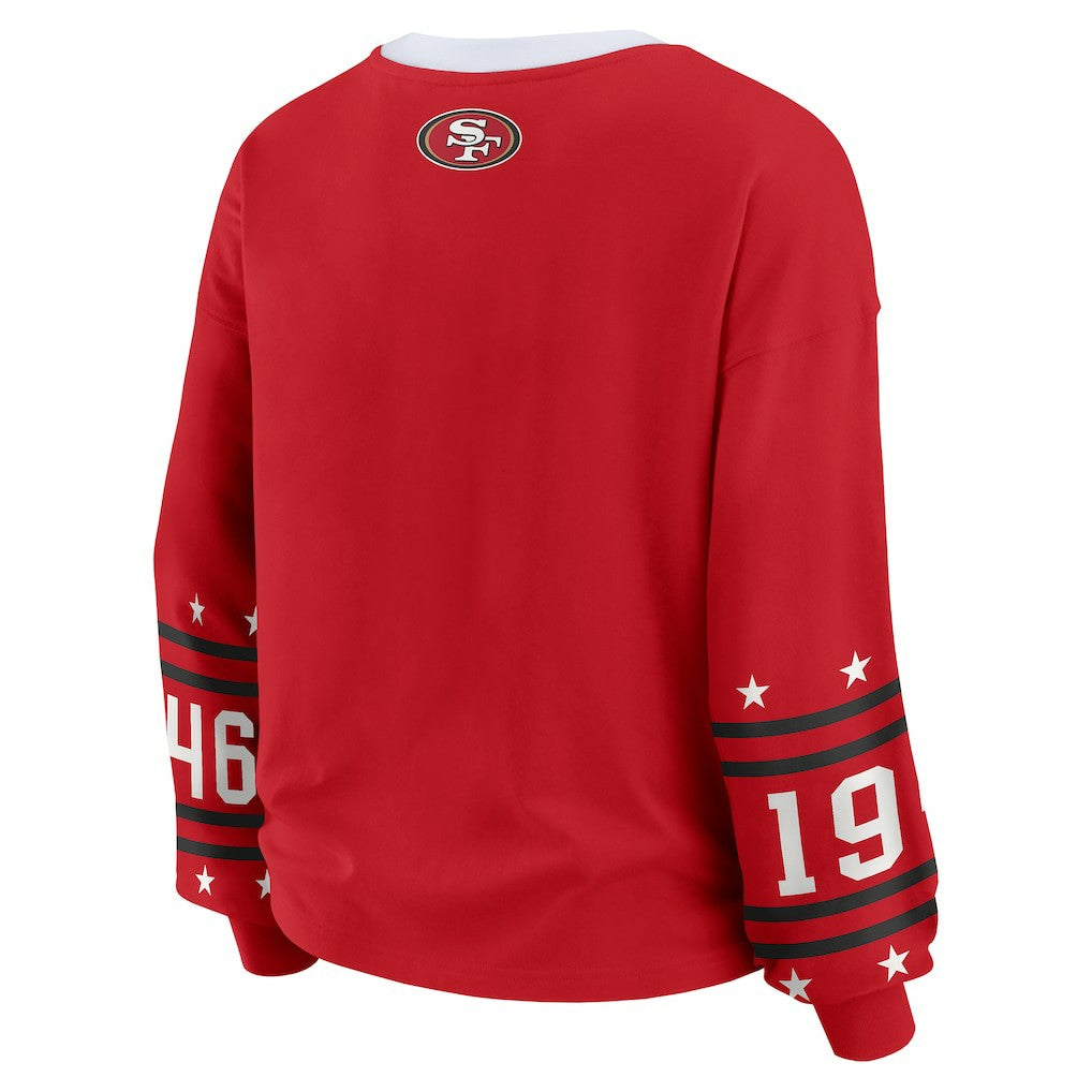 NFL San Francisco 49ers WEAR by Erin Andrews Women's Sport Long-Sleeve T-Shirt