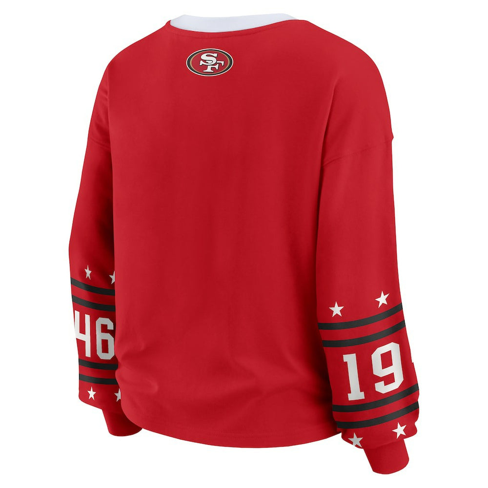 NFL San Francisco 49ers WEAR by Erin Andrews Women's Sport Long-Sleeve T-Shirt