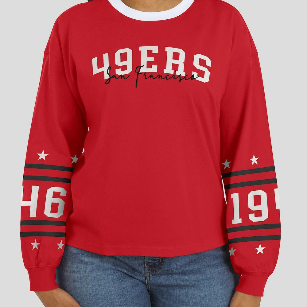NFL San Francisco 49ers WEAR by Erin Andrews Women's Sport Long-Sleeve T-Shirt
