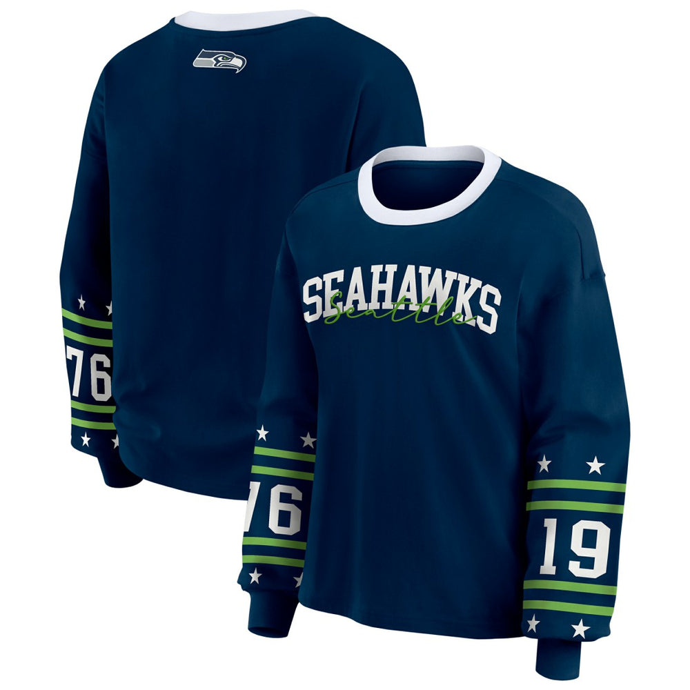 NFL Seattle Seahawks WEAR by Erin Andrews Women's Sport Long-Sleeve T-Shirt