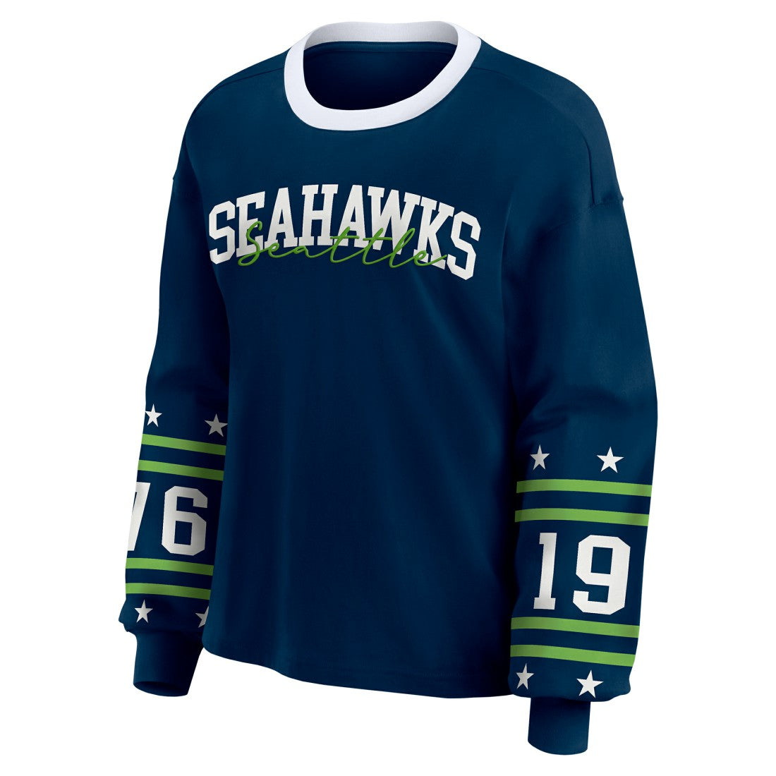 NFL Seattle Seahawks WEAR by Erin Andrews Women's Sport Long-Sleeve T-Shirt