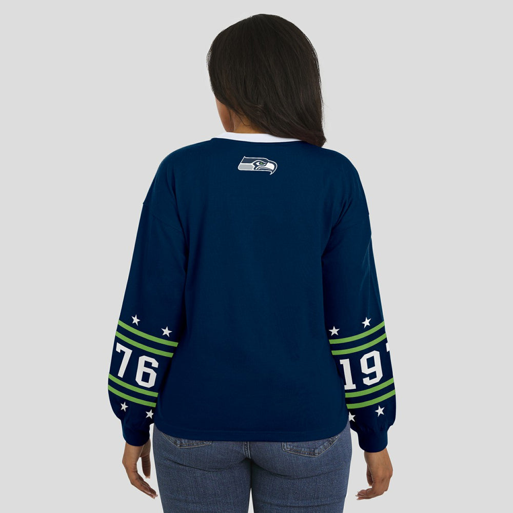 NFL Seattle Seahawks WEAR by Erin Andrews Women's Sport Long-Sleeve T-Shirt