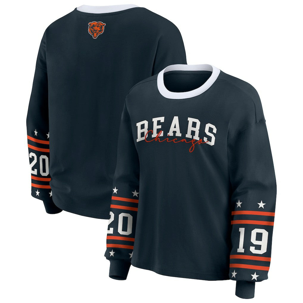 NFL Chicago Bears WEAR by Erin Andrews Women's Sport Long-Sleeve T-Shirt