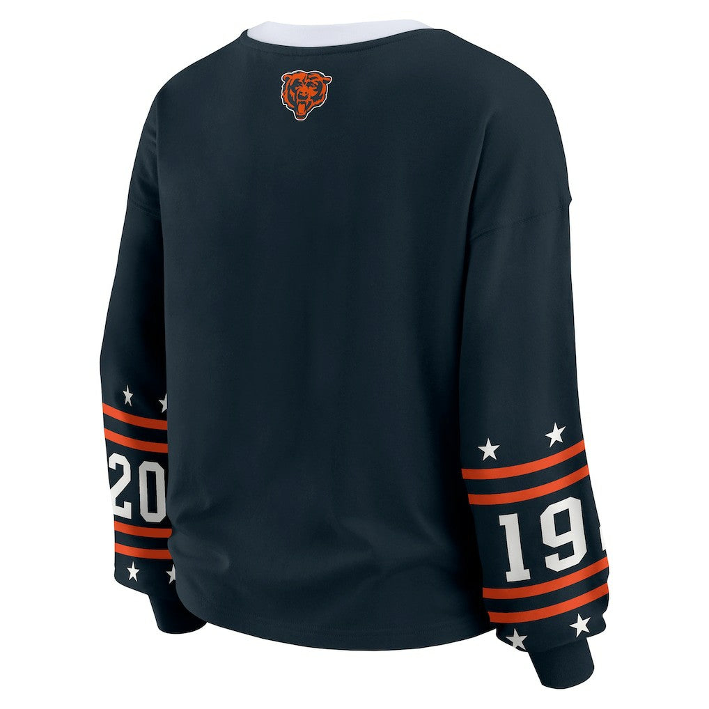 NFL Chicago Bears WEAR by Erin Andrews Women's Sport Long-Sleeve T-Shirt