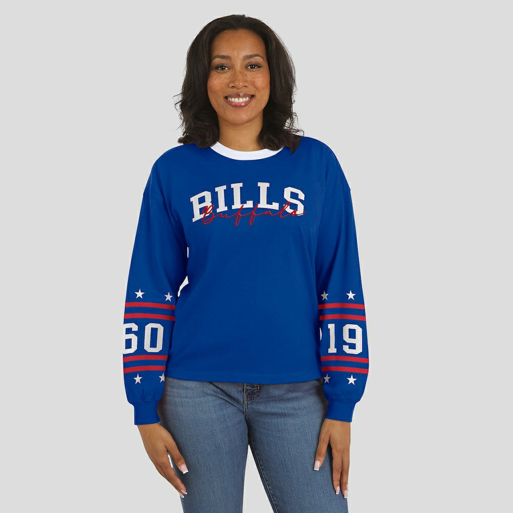 NFL Buffalo Bills WEAR by Erin Andrews Women's Sport Long-Sleeve T-Shirt