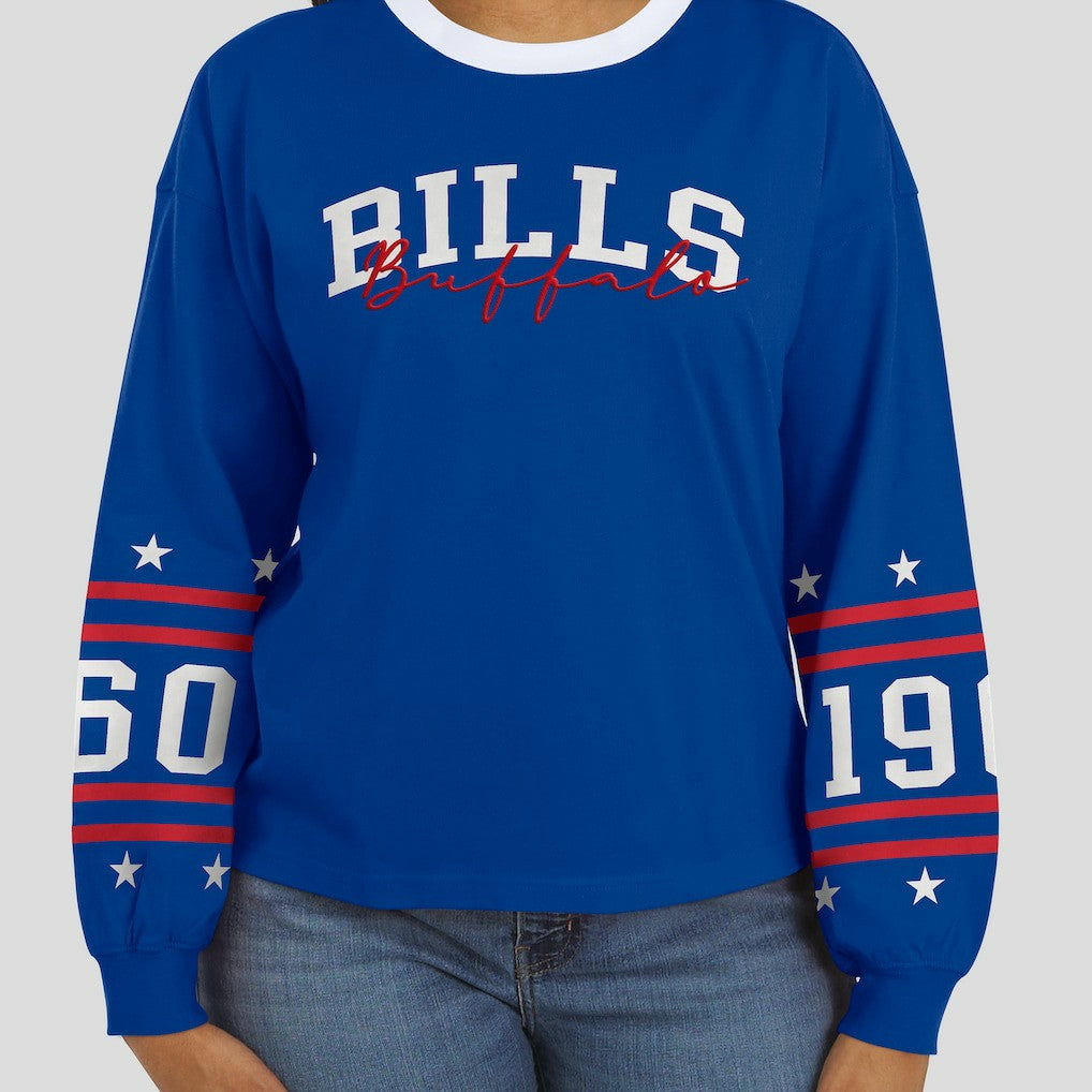 NFL Buffalo Bills WEAR by Erin Andrews Women's Sport Long-Sleeve T-Shirt