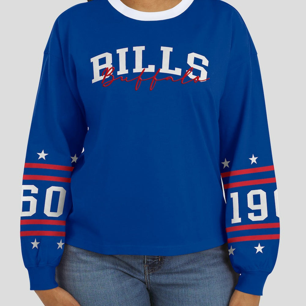 NFL Buffalo Bills WEAR by Erin Andrews Women's Sport Long-Sleeve T-Shirt