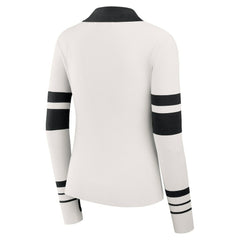 NFL Pittsburgh Steelers WEAR by Erin Andrews Women's Ribbed Henley Polo Sweater