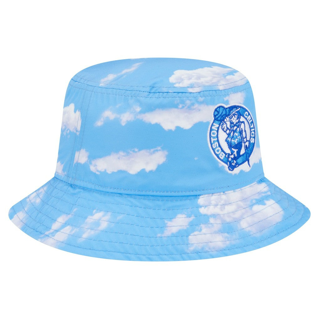 Boston Celtics Summer Sun and Storm Reversible Bucket Hat - Black/Light Blue | New Era sale