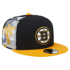 Boston Bruins New Era Camo Meshback 9FIFTY Snapback Hat