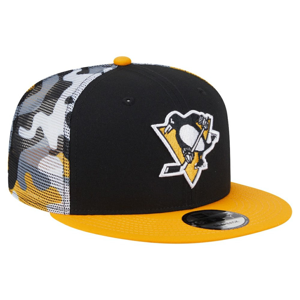 Pittsburgh Penguins New Era Camo Meshback 9FIFTY Snapback Hat