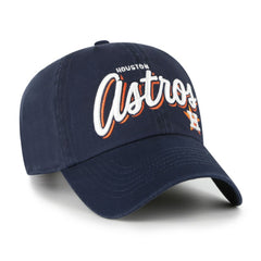 Houston Astros Women's Ariana Clean Up Adjustable Hat - Navy | 47 brand