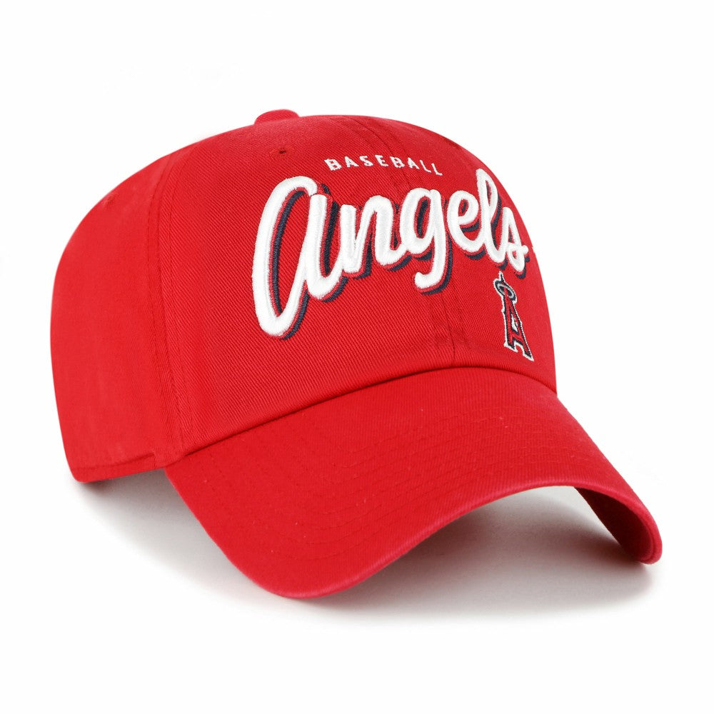 Los Angeles Angels Women's Ariana Clean Up Adjustable Hat - Red | 47 brand