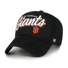San Francisco Giants Women's Ariana Clean Up Adjustable Hat - Black | 47 brand