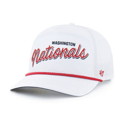 Washington Nationals Brrr Fairway Hitch Adjustable Hat - White | 47 brand