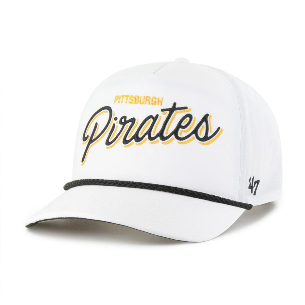 Pittsburgh Pirates Brrr Fairway Hitch Adjustable Hat - White | 47 brand