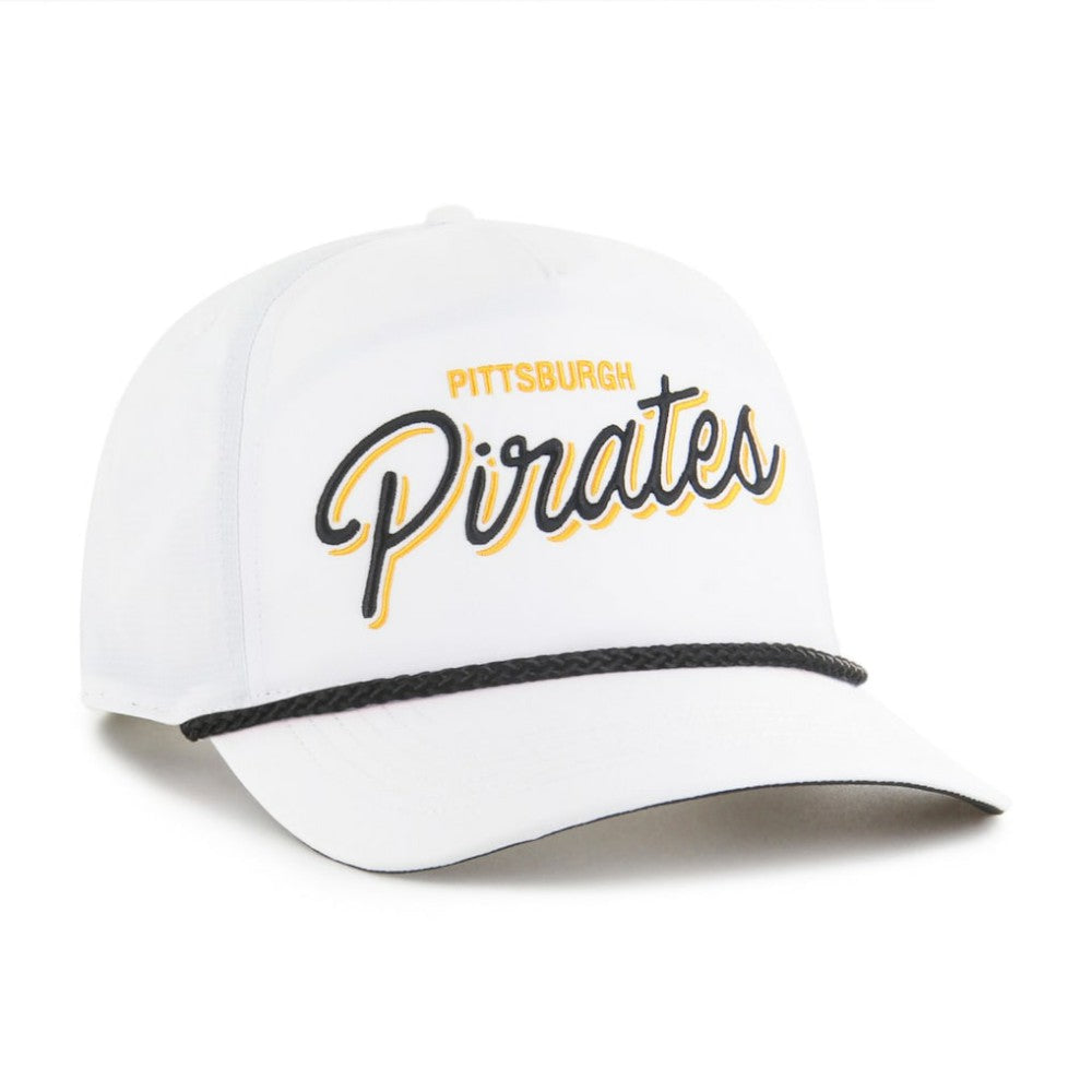 Pittsburgh Pirates Brrr Fairway Hitch Adjustable Hat - White | 47 brand
