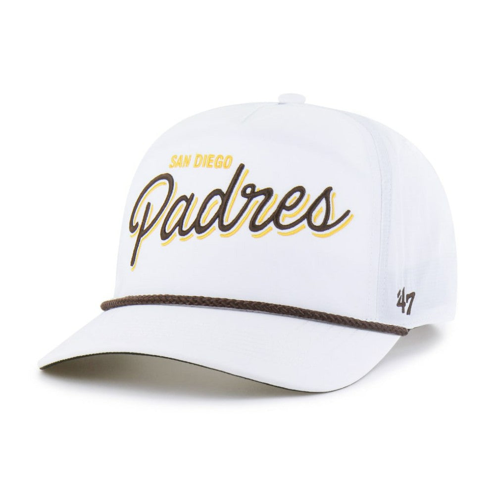 San Diego Padres Brrr Fairway Hitch Adjustable Hat - White | 47 brand