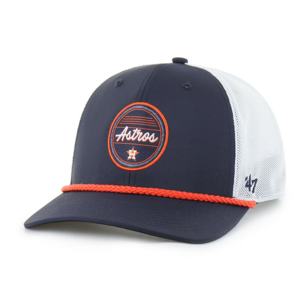 Houston Astros Fairway Trucker Adjustable Hat - Navy/White | 47 brand