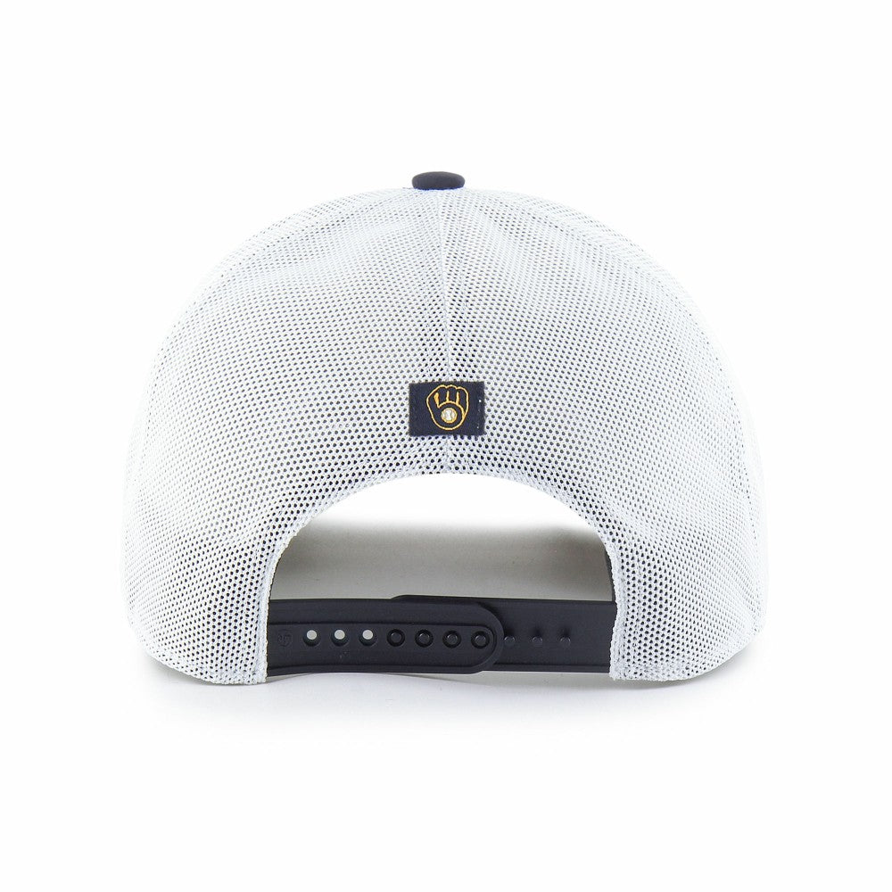Milwaukee Brewers Fairway Trucker Adjustable Hat - Navy/White | 47 brand