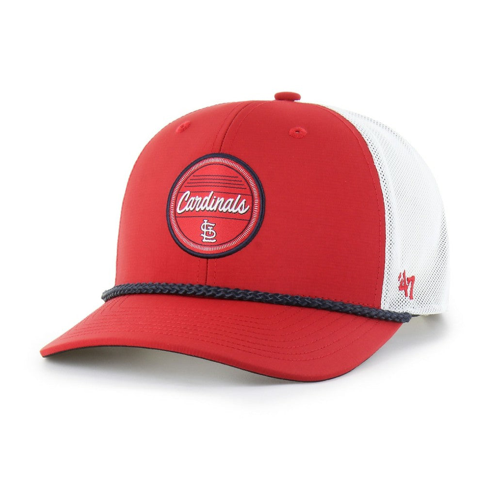 St. Louis Cardinals Fairway Trucker Adjustable Hat - Red/White | 47 brand