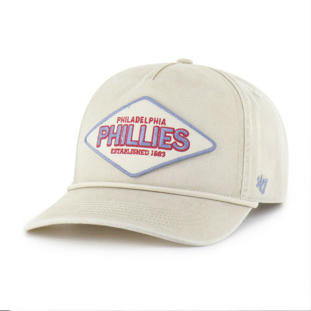 Philadelphia Phillies Cairn Hitch Adjustable Hat - Khaki | 47 brand