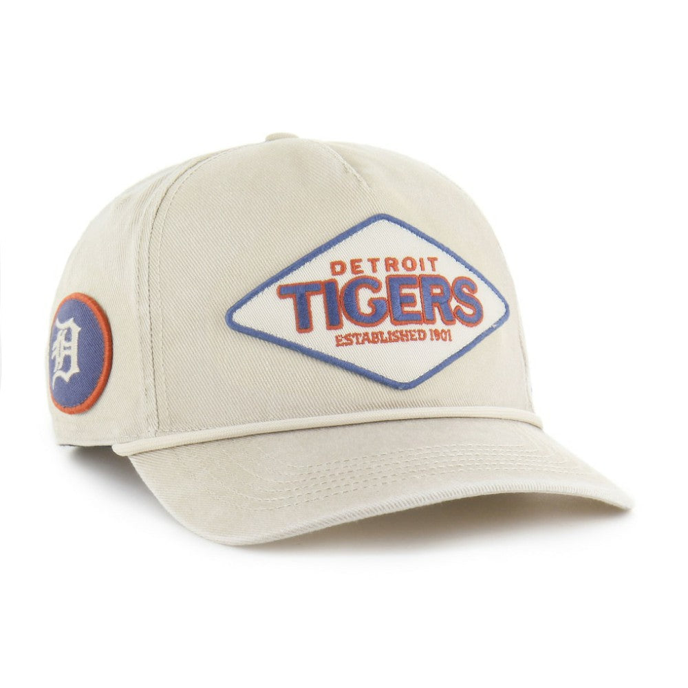 Detroit Tigers Cairn Hitch Adjustable Hat - Khaki | 47 brand