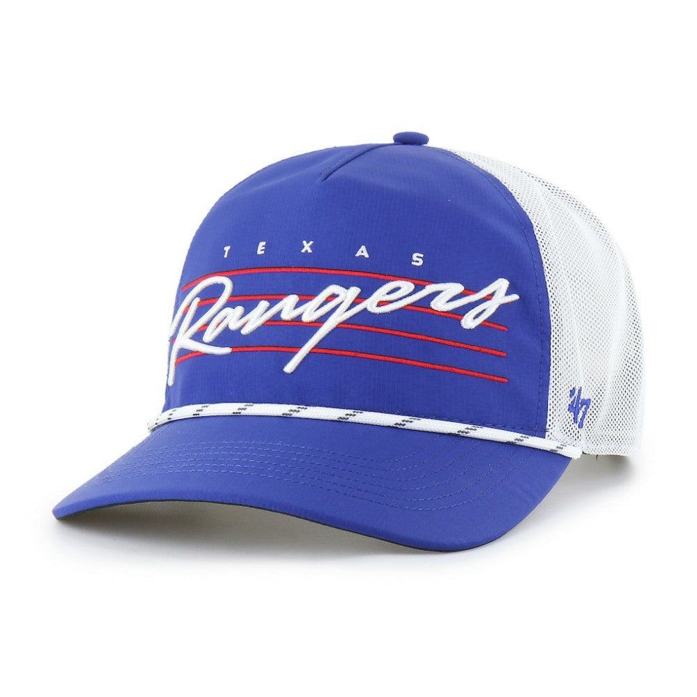 Texas Rangers Brrr Downburst Mesh Hitch Adjustable Hat - Royal | 47 brand