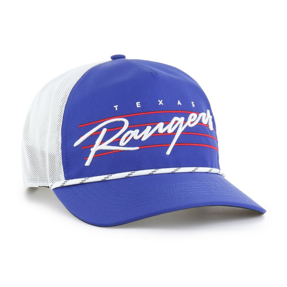 Texas Rangers Brrr Downburst Mesh Hitch Adjustable Hat - Royal | 47 brand