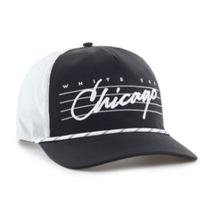 Chicago White Sox Brrr Downburst Mesh Hitch Adjustable Hat - Black | 47 brand