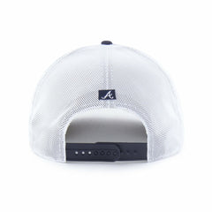 Atlanta Braves Brrr Downburst Mesh Hitch Adjustable Hat - Navy | 47 brand