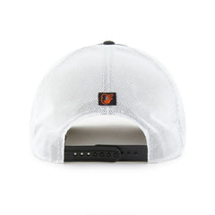 Baltimore Orioles Brrr Downburst Mesh Hitch Adjustable Hat - Black | 47 brand