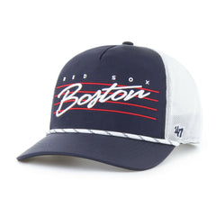 Boston Red Sox Brrr Downburst Mesh Hitch Adjustable Hat - Navy | 47 brand