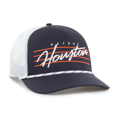 Houston Astros Brrr Downburst Mesh Hitch Adjustable Hat - Navy | 47 brand