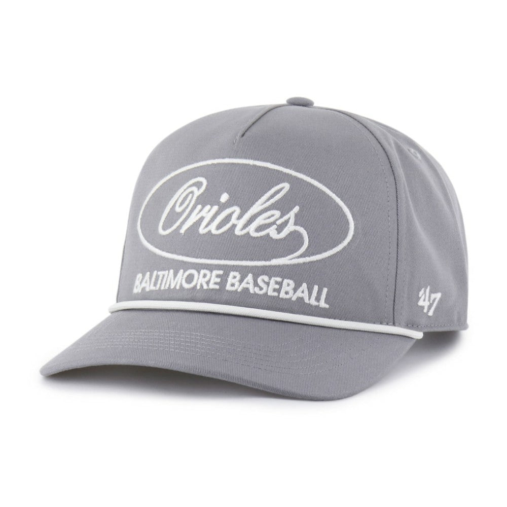 Baltimore Orioles Foundational Hitch Adjustable Hat - Gray | 47 brand