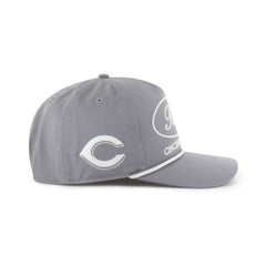 Cincinnati Reds Foundational Hitch Adjustable Hat - Gray | 47 brand