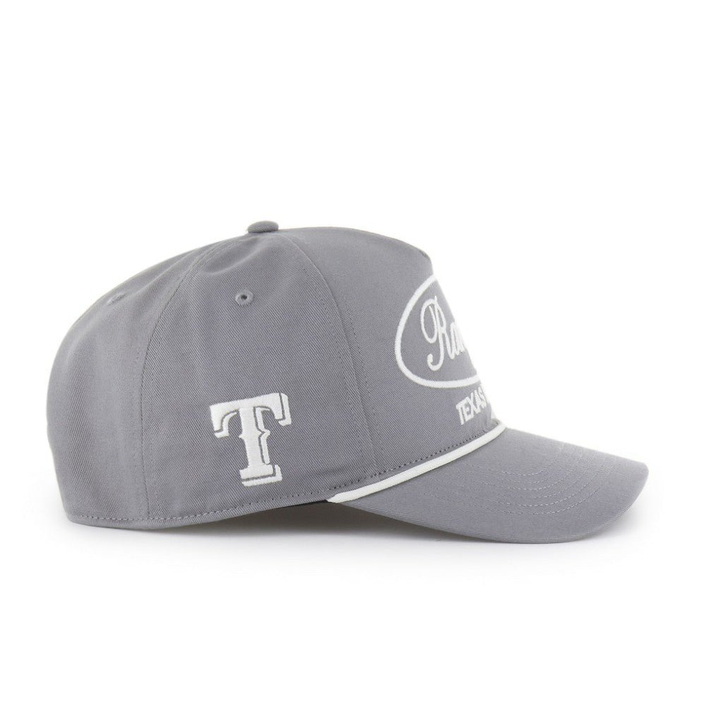 Texas Rangers Foundational Hitch Adjustable Hat - Gray | 47 brand